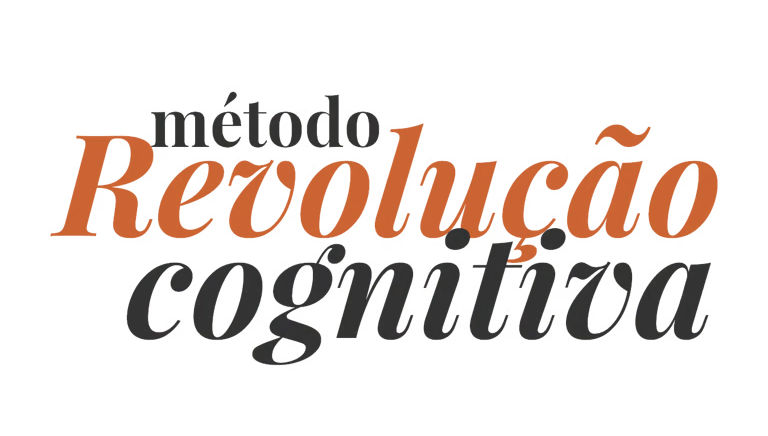 Logotipo do Método Revolução Cognitiva desenvolvido pela Dra. Katia Colombo em Catanduva, focado em clareza mental, autonomia e lucidez